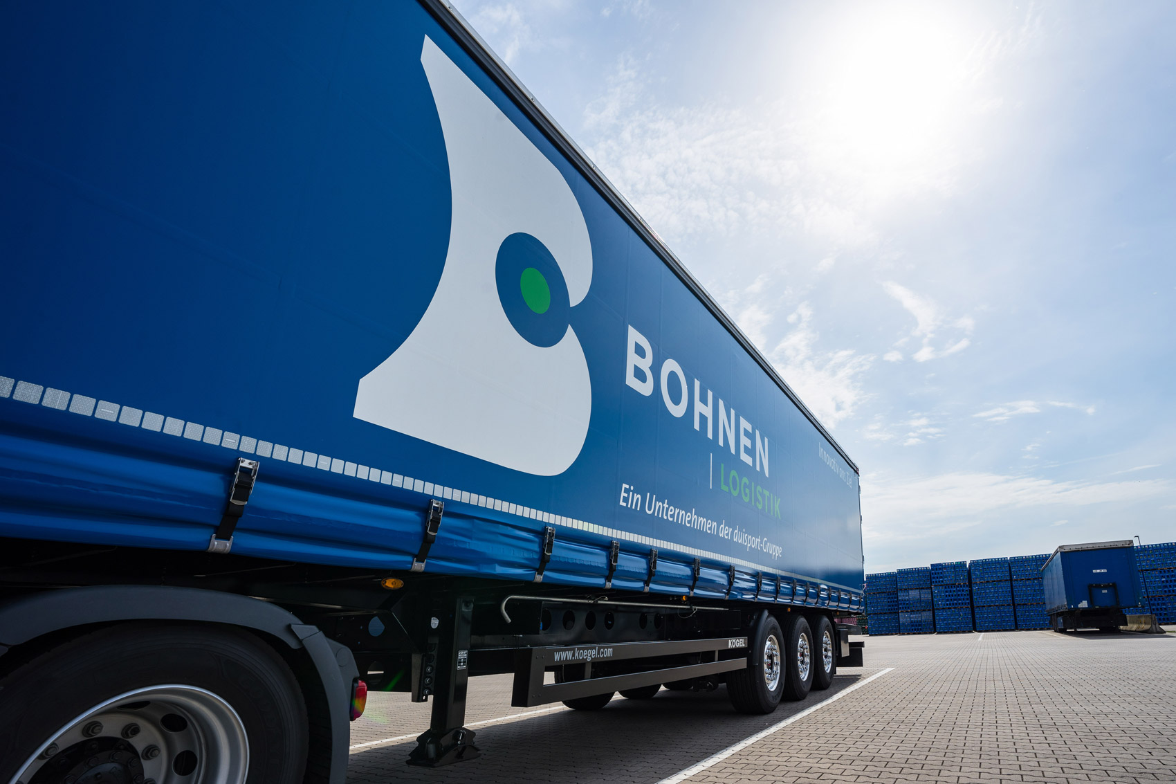 Bohnen Logistik Lkw duisport