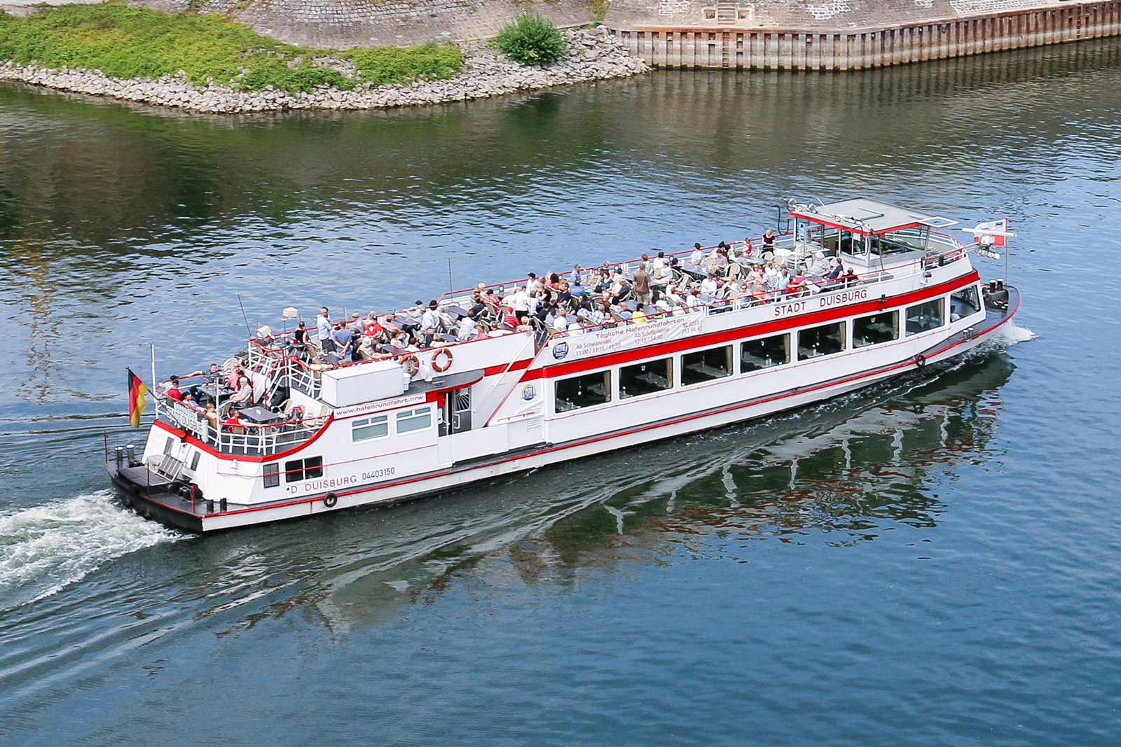 Weisse Flotte Hafenrundfahrt Duisburg