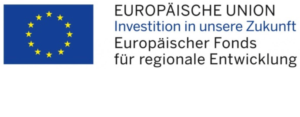 Europäische Unionen Europäischer Fonds für regionale Entwicklung Logo